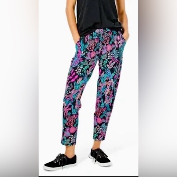 Lilly Pulitzer Emora Knit Pants Size M - Picture 1 of 6